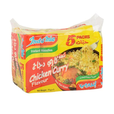Indomie Instant Noodles Chicken Flavour 75g 5 Pieces