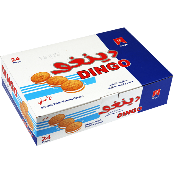 Biscuits With Vanilla Cream Dingo 24 Pieces