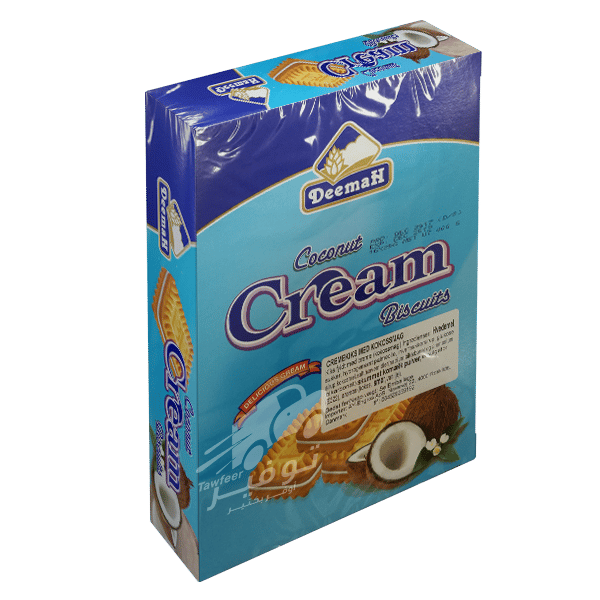 Cream Biscuits Coconut Deemah 16 Pieses