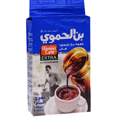 Coffee Extra Cardamom Blue AlHamwi 180g