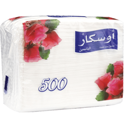 Facial Tissues Sally/Oscar 500 tissues