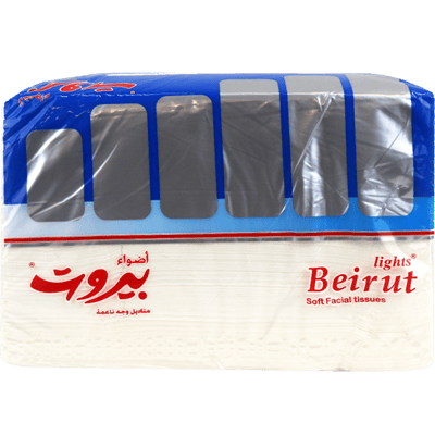 Soft Facial Tissues Beirut 350 Pieces Double Layered