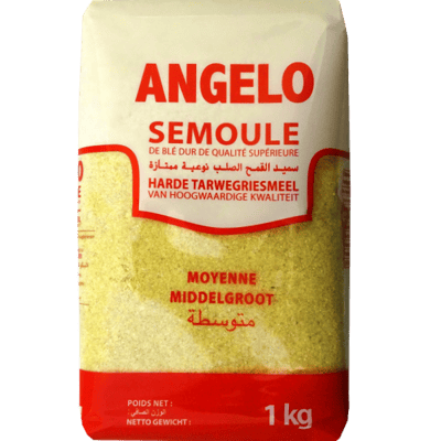 Semolina Medium Coarse Angelo 1kg