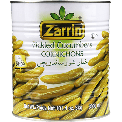 Pickled cucumbers Zarrin 3kg