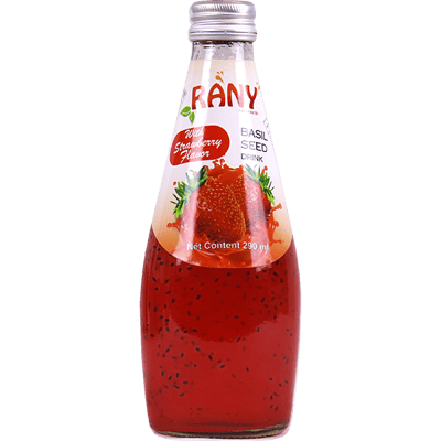Natural Juice Basil Seed Strawberry Rany 290ml