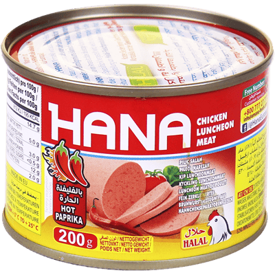 Luncheon Kip Hot Hana 200g