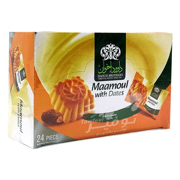 Maamoul With Dates Daoud 24 Pieces | معمول داوود 504غ 24 قطعة