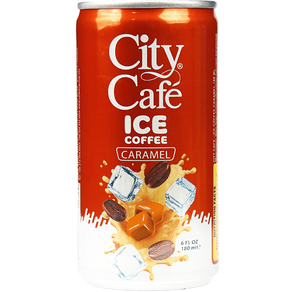 Ice Coffee caramel City Cafe 180ml | قهوه مثلجه سيتي كافيه كراميل 180ملل