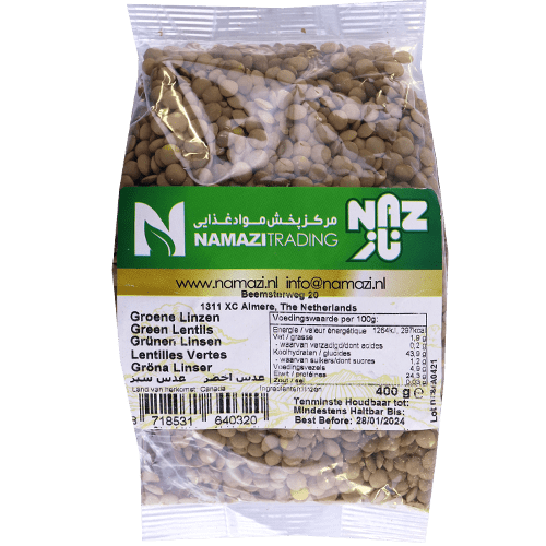 Green Lentils Naz 400g | عدس اخضر ناز 400غ