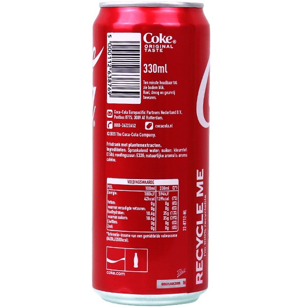 Cola Soft Drink Coca Cola 330ml | مشروب غازي كوكا كولا 330ملل