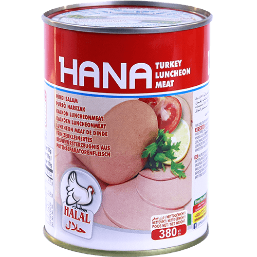 Luncheon Turkey Hana 380g | مرتديلا دجاج رومي هنا 380غ