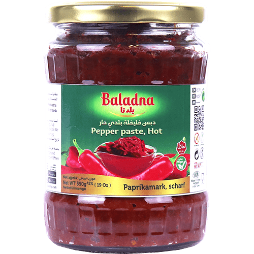Pepper Paste Hot Baladna 550g | دبس فليلفة حارة بلدنا 550غ