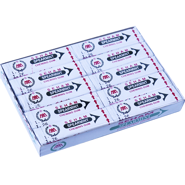 Chewing Gum Super ment Seham 20 Pieces | علكة نعناع قوي سهام 20 حبة