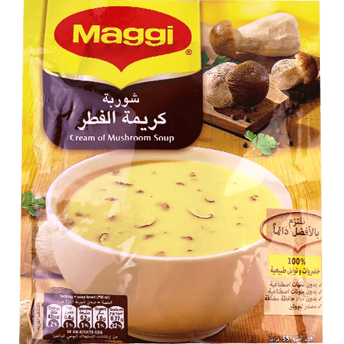 Mushroom Cream Soup Maggi 55g | شوربة كريمة الفطر ماجي 55غ