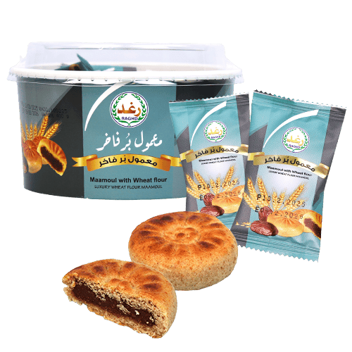 Maamoul Date Cookies Wheat Flour Raghd 400g | معمول بر رغد 400غ