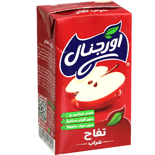 Box OF 27 Apple Juice Original 250ml | طرد27 عصير تفاح اورجينال 250ملل