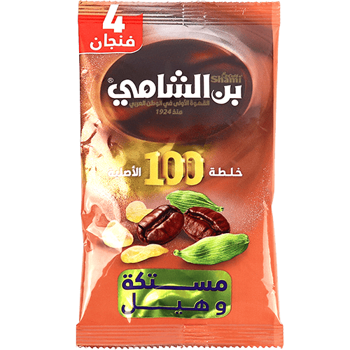 Cardamom Mastic Coffee Al Shami 20g | قهوة بالهيل والمستكة الشامي 20غ