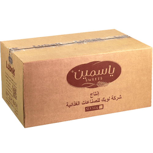 Cardamom Date Ma'moul Yasmeen 320g (20pcs) | طرد 12 علبة معمول بالهال والتمر ياسمين 320غ (20 قطعة)