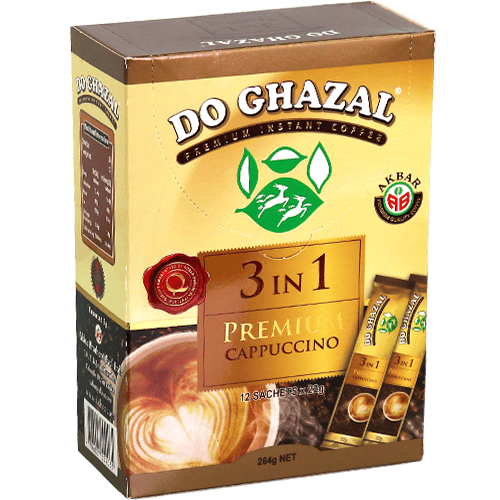Cappuccino 3in1 Do Ghazal 264g | كابتشينو 3 في 1 دو غزال 264غ