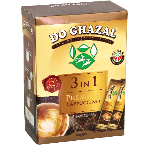 Cappuccino 3in1 Do Ghazal 264g | كابتشينو 3 في 1 دو غزال 264غ