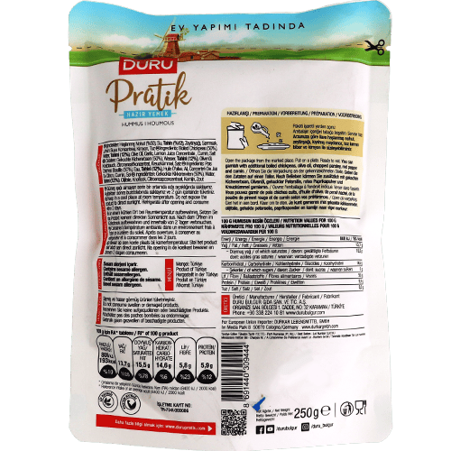 Hummus Duru 250g | حمص مسبحة دورو 250غ