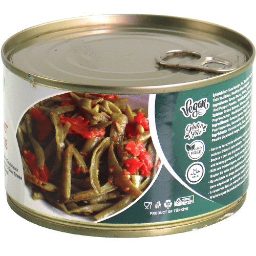 Green Beans in Tomato Sauce Tazeden 400g | فاصولياء خضراء بصلصة الطماطم تازيدين 400غ
