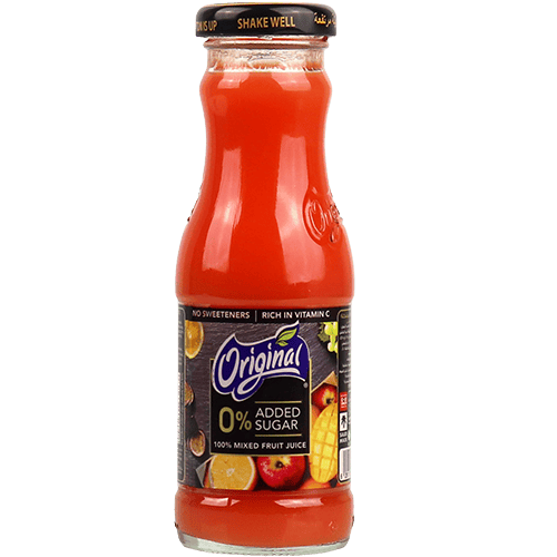 Original Mixed Fruit Juice No Added Sugar 250ml | عصير فواكه مشكلة اورجينال بدون سكر مضاف 250مل