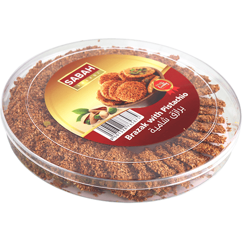 Pistachio Barazek Sabah Sharqi 350g | برازق شامية بالفستق صباح شرقي 350غ
