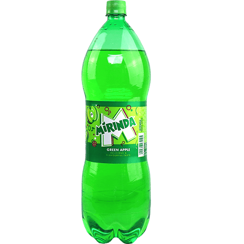 Green Apple Soft Drink Mirinda 2L | مشروب غازي بالتفاح الأخضر ميرندا 2 لتر