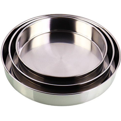 3-Piece Stainless Steel Oven Tray Set Kochmaster Platinum | طقم صواني فرن ستانلس ستيل 3 قطع كوش ماستر بلاتينيوم
