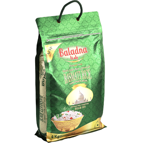 Long Grain Sella Basmati Rice Baladna 4kg | رز بسمتي سيلا طويل الحبة بلدنا 4كغ