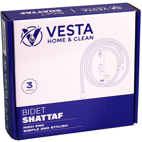Stainless Steel Toilet Bidet Sprayer with Brass Core Vesta | شطاف تواليت ستانلس ستيل بقلب نحاس فيستا