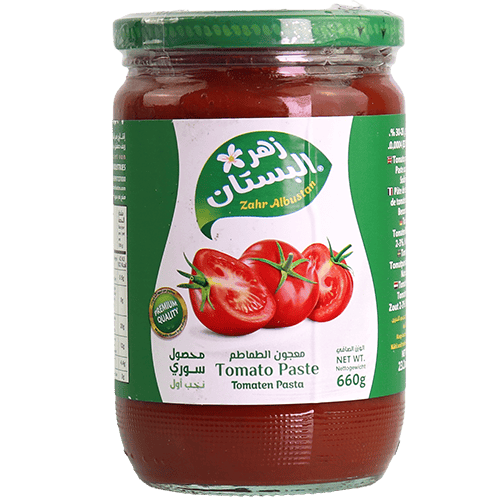 Tomato Paste Zahr Albustan 660g | معجون طماطم زهر البستان 660غ