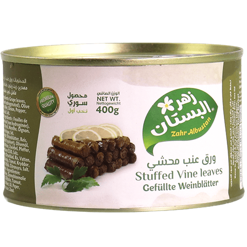 Stuffed Vine Leaves Zahr Albustan 400g | ورق عنب محشي زهر البستان 400غ