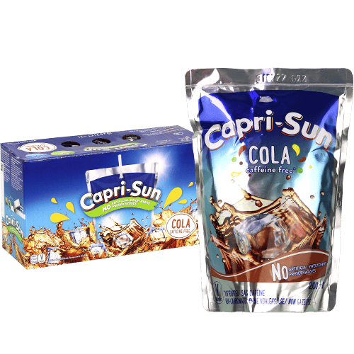 Capri-Sun Cola Caffeine Free 10x200ml | كابري صن كولا خالية من الكافيين 10×200مل