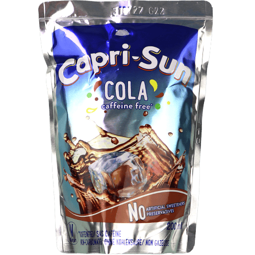 Capri-Sun Cola Caffeine Free 10x200ml | كابري صن كولا خالية من الكافيين 10×200مل