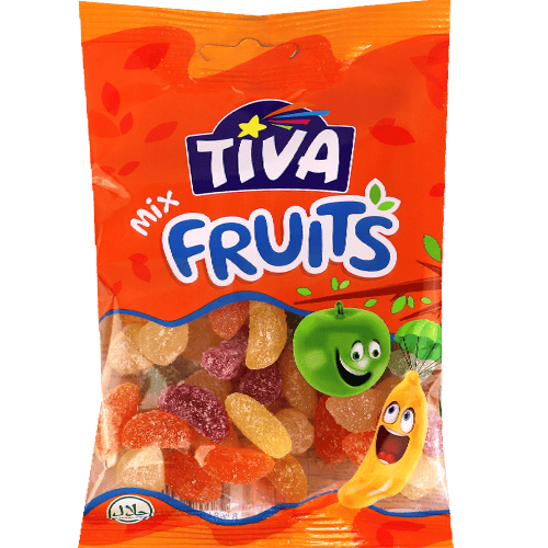 Tiva Mix Fruits Gummy Candy 80g | حلوى جيلي مزيج الفواكه تيفا 80غ