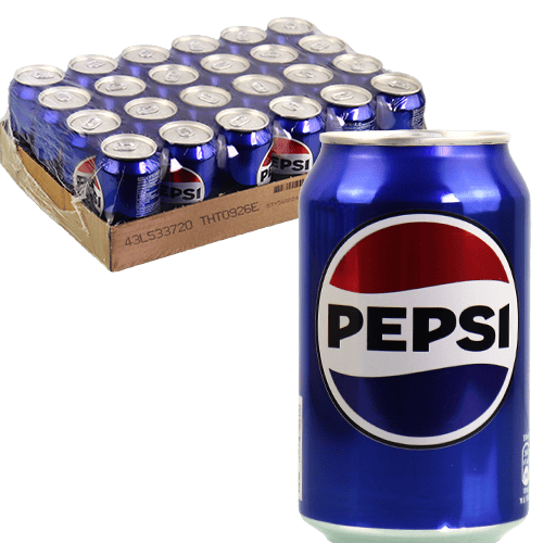 Pepsi Cola 24x330ml Pack | صندوق بيبسي كولا عبوة 24×330 مل