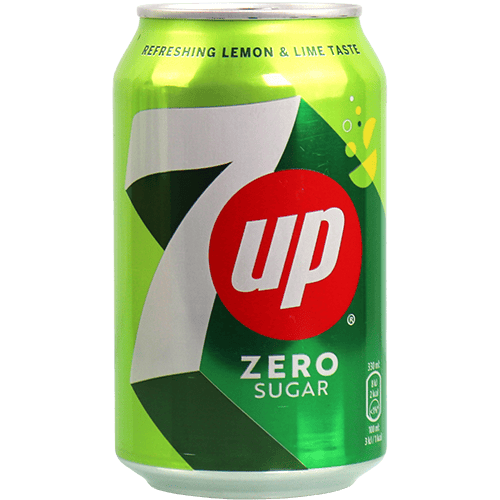 7UP Zero Sugar Lemon & Lime 330ml | طرد سفن أب زيرو ليمون 330مل 24