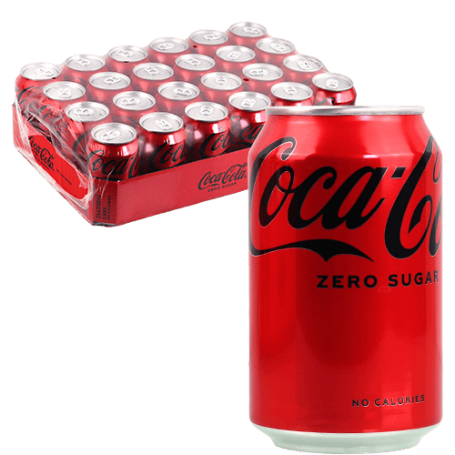 Coca-Cola Zero Sugar 330ml x24 | طرد كوكا كولا زيرو 330مل × 24 حبة