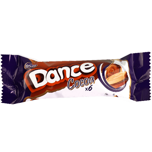Dance Cocoa Cream Biscuits 12 Packs x6 | دانس بسكويت الكاكاو بالقشدة 12 علبة × 6