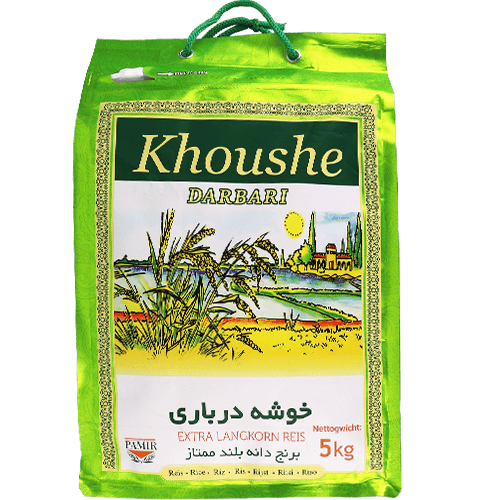 Khoushe Darbari Extra Long Grain Rice 5kg | رز خوشه درباري حبة طويلة 5 كغ
