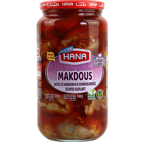 Makdous Stuffed Eggplant Hana 990g | مكدوس باذنجان هنا 990غ
