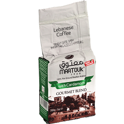 Lebanese Coffee with Cardamom Maatouk 200g | قهوة لبنانية مع هال معتوق 200غ