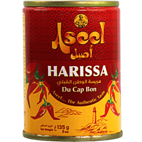Harissa Hot Chili Paste Aseel 135g | دبس فليفلة هريسة حارة أصيل 135غ