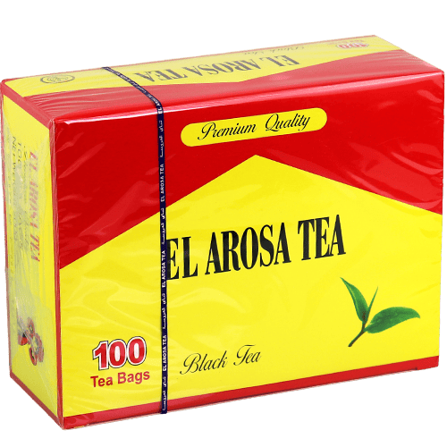 El Arosa Black Tea 100 Bags | شاي العروسة أسود 100 كيس
