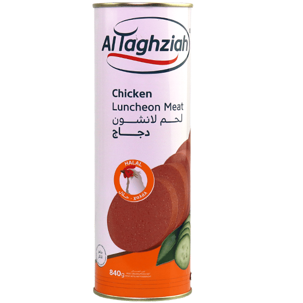 Al Taghziah Chicken Luncheon Meat 840g | لحم لانشون دجاج التغذية 840 غ