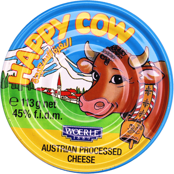 Happy Cow Austrian Processed Cheese 113g | جبنة البقرة السعيدة 113 غ