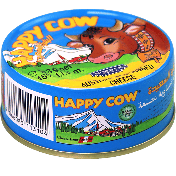 Happy Cow Austrian Processed Cheese 113g | جبنة البقرة السعيدة 113 غ