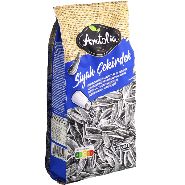 Anatolia Roasted Salted Black Sunflower Seeds 240g | بزر دوار الشمس الأسود المملح اناتوليا 240غ